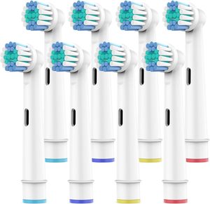 Cabezales de repuesto genéricos para cepillos de dientes con empaque neutro estándar de exportación, para Oral-B, cabezales de repuesto redondos, venta al por mayor, fábrica OEM - Product Image 1
