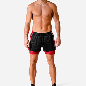 Pantalones Cortos Deportivos de Doble Capa a Precio de Fábrica, Pantalones Cortos Deportivos para Entrenamiento, Poliéster, Logotipo Personalizado, Diseño de Alta Calidad / Precio Económico - Product Image 2