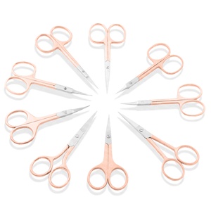 Sharp Rose En Acier Inoxydable Manucure Tondeuse Soins De Beauté Personnels Sourcils Coupe De Cheveux Ciseaux Pointe Pointue pour Pince À Sourcils - Product Image 3
