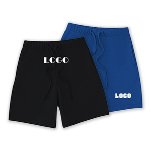 Shorts de sport pour hommes de qualité supérieure à séchage rapide avec cordon de serrage intégré et taille élastique, en fibre de polyester de haute qualité, shorts décontractés - Product Image 1