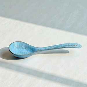 Cuchara de cerámica japonesa con mango largo, accesorios para la ceremonia del té japonés, cuchara para té, dispensador de sopa, entrega en una sola pieza, solo a través de UO - Product Image 4