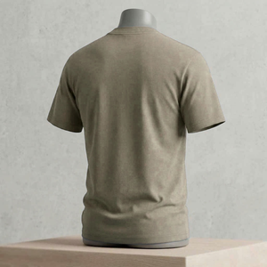 T-shirt unisexe en coton noir écologique à séchage rapide, manches courtes, col rond, couleur unie, jersey tricoté, logo personnalisé imprimé, coupe ajustée - Product Image 4