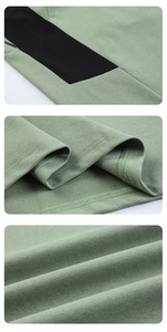 Fabricant de vêtements de sport personnalisés, t-shirt de compression pour l'entraînement, coton, polyester, élasthanne, broderie, impression à l'écran, marque privée - Product Image 3