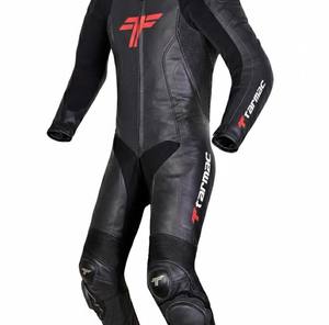 Blouson bomber streetwear en cuir style baseball universitaire - Product Image 1