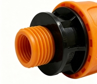 Adaptateur de compression PP à filetage femelle PN16, raccord de tuyauterie HDPE à filetage femelle pour l'alimentation en eau et l'irrigation
