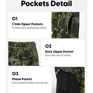 Shorts sublimés de qualité supérieure pour hommes, logo personnalisé, shorts de sport légers, séchage rapide, vêtements de sport pour équipes professionnelles - Product Image 3