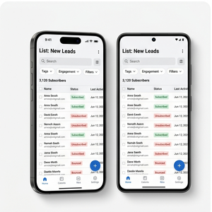 Application de marketing par e-mail Royalcraft – Gestionnaire de campagnes, Envoi de courriers en masse, Automatisation et analyse iOS/Android - Product Image 3