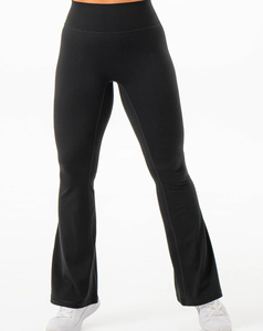 High Quality Simple Breathable Lightweight Spandex/Nylon Wide Leg Yoga <b>Leggings</b> for Women's Print <b>Pattern</b> Four-Way Stretch Plus - Product Image 1