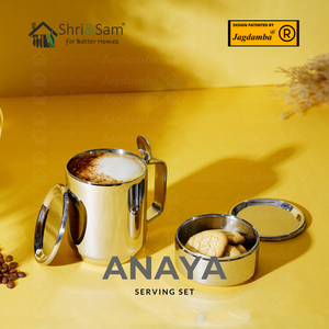 JAGDAMBA CUTLERY LIMITED ANAYA Ceramic Serving <b>Set</b> - Product Image 3