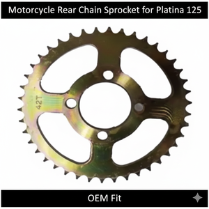 สเตอร์หลัง OEM สำหรับรถมอเตอร์ไซค์ Platina 125 อะไหล่เปลี่ยนสเตอร์โซ่ - Product Image 2