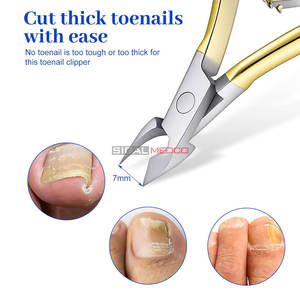 Coupe-cuticules à mâchoires larges pour ongles incarnés, coupe-ongles pour ongles épais, pour doigts, bébés, seniors, hommes, femmes, usage intensif - Product Image 3