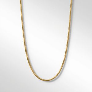 Cadena de Oro Sólido de 14K, Cadena Cubana Delgada, Cadena de Oro Real, Joyería Fina Unisex, Fabricante OEM - Product Image 1