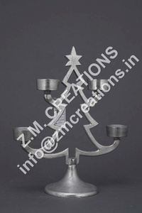 Table Top Centerpiece <b>Decoration</b> Christmas <b>Tree</b> Shape Candle Holders Home <b>Easter</b> <b>Decoration</b> Gold Color Luxury Candle Container - Product Image 2