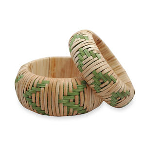 Pulseras ecológicas al por mayor, pulseras de ratán de excelente calidad, pulseras elegantes y llamativas. - Product Image 1