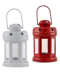 Durable Outdoor <b>Decorative</b> <b>Lantern</b> with Stylish Metal & Glass Candle Holder for Hotels Parties & Cultural Celebrations - Product Image 4