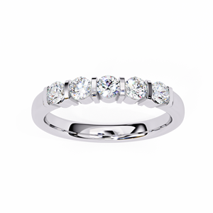 Bague de fiançailles en or massif 14 carats avec diamant de laboratoire certifié IGI, bijou cadeau de mariage, bague en diamant de laboratoire pour client - Product Image 1