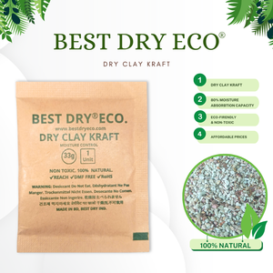 Gel de silice naturel déshydratant 6g |   Absorbeur d'humidité écologique pour papier, produits chimiques, cuir, électronique et rangement de chaussures - Product Image 2
