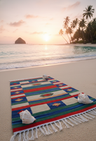 Tapis de sol/tapis de couloir modernes en coton, faits main, à motif floral, lavables en machine, réversibles, pour la maison et les voyages, vente en gros