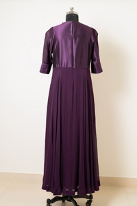 Elegante Vestido Largo de Diseñador para Mujer, Estilo Maxi, para Eventos Nocturnos, Casual, Hecho a Mano, Simple, Disponible en Diferentes Tallas - Product Image 4