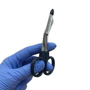 Ciseaux médicaux réutilisables en acier inoxydable, ciseaux à pansements, ciseaux à pansements de traumatisme à bout arrondi, premiers secours, hôpital, clinique - Product Image 2