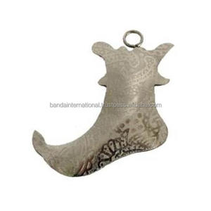 <b>Iron</b> Hanging Decorative Item With Silver Finished For Home Decoration And Other Christmas Decoration - Product Image 5