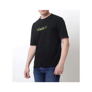 T-shirt unisexe en coton écologique durable, coupe longue, confortable, décontracté, à manches courtes, pour hommes et femmes - Product Image 3