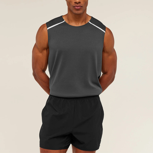 Custom <b>Heat</b>-Transfer Printed Eco-Friendly Breathable Polyester/Cotton Men Tank Top Summer Beach Wear Fashion Vest Quick Dry - Product Image 5