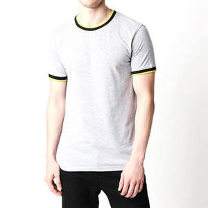 เสื้อยืดคอกลมโอเวอร์ไซส์ผ้าฝ้าย 100% สำหรับผู้ชาย แห้งเร็ว เนื้อผ้าหนา ลายตัวอักษรเรียบๆ คอหนา ความยาวปกติ สวมใส่ได้ทั้งแบบลำลองและเป็นทางการ - Product Image 3