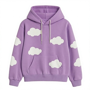 Custom Embroidered Logo High Quality Oversized Pullover Hoodie for Women Long Sleeve Plus Size Printed Fashion for Winter - Product Image 1