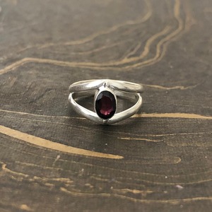Designer <b>Garnet</b> Fine <b>Ring</b> 3.1 Grams Weight - Product Image 1