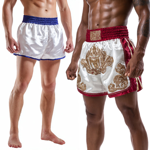 Shorts de Muay Thai par sublimation pour hommes, pour la boxe, le kickboxing, le grappling, l'entraînement et la gym, shorts de MMA - Product Image 1