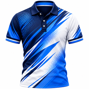 T-shirts de sport décontractés tricotés personnalisés par sublimation pour hommes, respirants, anti-humidité, haute performance, OEM/ODM - Product Image 5