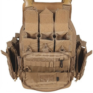 Gilet tactique multi-poches pour activités de plein air avec sangles réglables, poches avant et fermeture à boucle sécurisée - Product Image 4