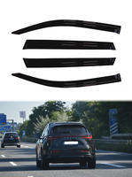 Deflectores de Ventana para Auto Lexus NX NX350 NX450H GCS 2022, Visera de Ventilación, Protector de Lluvia, Fabricado en Taiwán, con Cinta Adhesiva Doble de Acrílico PMMA