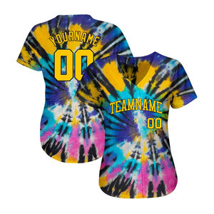 เสื้อเบสบอลแบบยูนิเซ็กซ์ แขนสั้น สีตัดต่อ พิมพ์ลายด้วยความร้อน ระบายอากาศได้ดี ผลิตจากโพลีเอสเตอร์ ทรงปกติสำหรับผู้ใหญ่ คอปก ใส่ได้ในฤดูร้อน - Product Image 2