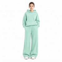 Ensemble sweat à capuche et pantalon de survêtement surdimensionné en polaire douce pour femme – Qualité supérieure, anti-plis, prêt à personnaliser