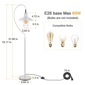 Lampe sur pied moderne noire en forme d'arc avec base en marbre pour éclairage d'ambiance à côté du canapé - Product Image 4