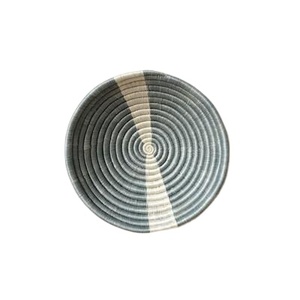 เสื่อหวายรองจานทรงกลมแบบสานทำจากหวายชุดที่รองจานหวายสานธรรมชาติสำหรับห้องครัว - Product Image 1