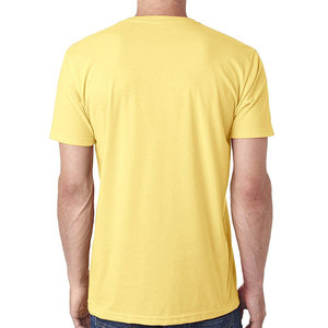 T-shirt unisexe de qualité pour homme, col en V, respirant, séchage rapide, manches courtes, service de logo personnalisé OEM, t-shirt pour homme - Product Image 3