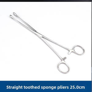 Pinzas para Esponjas Rampley de Acero Quirúrgico, Instrumentos Quirúrgicos Manuales de Alta Calidad, Certificación CE, 5 Años de Garantía - Product Image 5