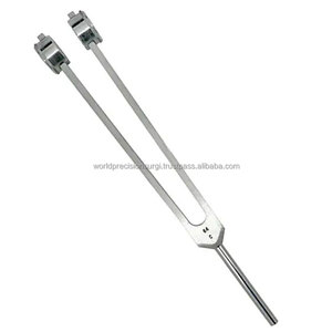 Juego de Diapasones Médicos Manuales de 128Hz, 256Hz y 512Hz, Kit de Instrumentos Quirúrgicos de Diagnóstico con Estuche de Transporte para Pruebas de Audición en Clínicas - Product Image 2