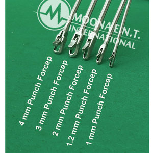 Moona E.N.T Instruments Arthroscopic Forcep Punch Forceps Set of 5 Pieces for Orthopedic Surgery CE Certified Class I Instrument - Product Image 3