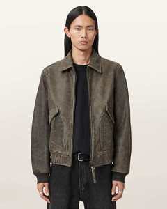 Veste en cuir de luxe pour homme, manteau de motard décontracté haut de gamme, cuir véritable, service d'échantillons direct usine disponible dès aujourd'hui - Product Image 5