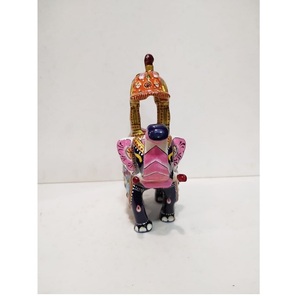 Antique Inspired Artisan Made Metal <b>Elephant</b> Sculpture For Premium Ethnic Home <b>Decoration</b> - Product Image 1