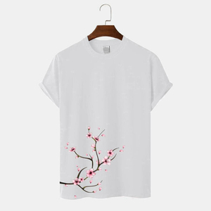 เสื้อยืดแขนสั้นคุณภาพสูงแบบใหม่ สไตล์ลำลอง สตรีทแวร์ ทรงปกติ สำหรับผู้ชาย  โลโก้แบบกำหนดเอง ผ้าฝ้าย 100% ระบายอากาศได้ดี รุ่นล่าสุด - Product Image 1