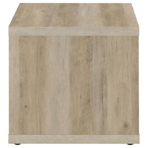 Mesa Auxiliar Cuadrada de Madera de Pino Envejecida, Diseño de Consola Flint - Product Image 6