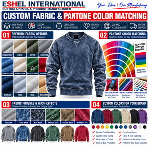 Fábrica de Sudaderas con Lavado Ácido Personalizado para Mayoristas de Ropa, Etiquetas de Marca, OEM, ODM y Fabricación a Granel para Compradores B2B - Product Image 5