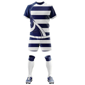 Camiseta de Rugby de Diseño de Alta Calidad, Cuello Redondo, Impresión por Sublimación Completa, Ropa de Equipo de Rugby, Uniforme de Rugby, Precio Económico, OEM - Product Image 4