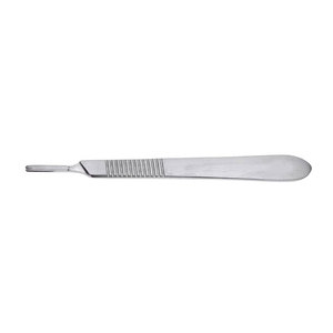 100 lames Dermablade emballées individuellement + 1 couteau scalpel en acier à haute teneur en carbone, stériles, à usage unique, tranchantes, chirurgicales - Product Image 5