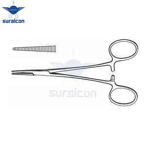 Pinzas Micro Halsted de 12.5 cm (5 Pulgadas), Rectas, Extra Delicadas, de Acero Inoxidable Premium, Hemostáticas, para Microcirugía Plástica - Product Image 4